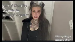 Failed Chastity Results in Ruined Orgasm – Keyholder Teases Tits, Ass, Pussy Denial | Mistress Mercy Rage