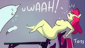 Pony Girl Rides Wild Dildo Fantasy in Hot Hentai Encounter