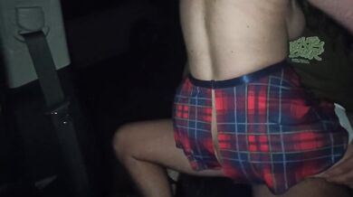 Slutty wife doing dogging with a stranger for the first time Part2