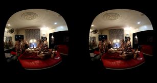 Pornstars Naughty Eva May Livie Blainn and Kora Fuck Fans Wild UK Gangbang Party