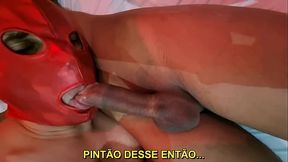 Real Interracial homemade bisexual threesome with boy - Husband sharing thick black cock with her wife