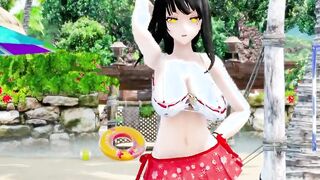 【MMD R-18 year old SEX DANCE】IIIUSTRIOUS KANGXI Kiss me Yummy insane banged on the beach [CREDIT BY] Shark100