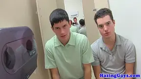 College Hunk Doggystyled In Campus Hazing
