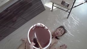【有料公開】ドS彼氏に全身チョコまみれにされちゃった♡生チョコ大量挿入…ハッピーバレンタインっ！！B