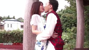 JAPANESE YUA ARIGA TAKES HARD COCK IN OUTDOOR FUCK SESSION