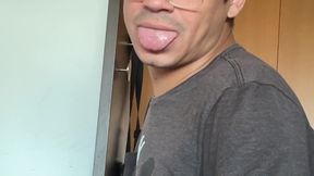 Friend deep throats cock at work raw amateur gay passion