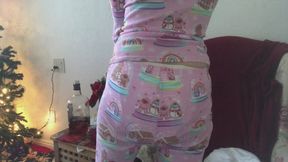 Using my diaper Christmas morning