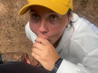 Golf course Blowjob