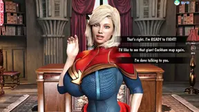 Creampied Villainess in 3D Animated Game