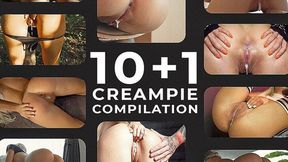 10+1 Steamy Creampie Compilation Featuring a Stunning Blonde's Perfect Pussy&#x1F32E;&#xFE0F;