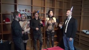 Jada Sparks, Cathy Crown - New Year Anal Orgy Ep.3