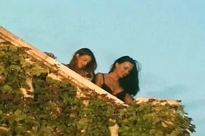 The lucky guy fucks two amazing French sluts