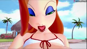 Jessica Rabbit get fucked in a pool