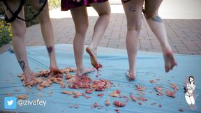 Ziva Fey - WAM raw meat feet *** with Larzstord and Ruby Vuitton