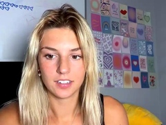 Amateur Blonde Teen Plays Solo with Toy Webcam Porn