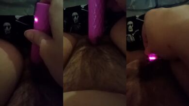 Shaking So Hard She’s Destroyed POV Solo Goth Girl Uses Toys Big Pussy Dripping