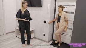 EMILY - A great day for my feet to relax! (HD)