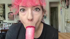 squid face fetish dildo bj