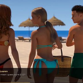 No more cash: sexy college girls on the beach ep 17