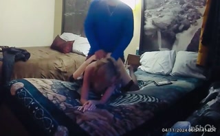 Still bouncing on dick