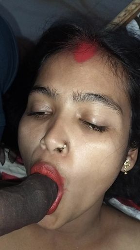 Hot sexy bhabhi blowjob