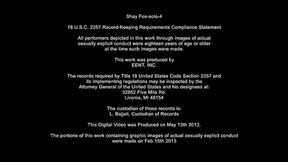 Stunning milf Shay Fox toying her precious pussy