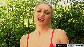 Natalia Uses Her Big White Ass And Pussy For Car Loan