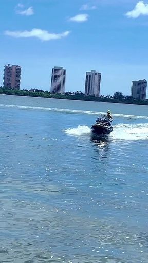 Sucking & Fucking My Jetski Instructor's Dick on the Beach