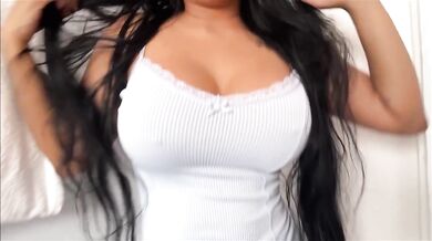 Step sis gets fucked raw gushing cumloads big tits riding cowgirl