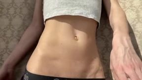 Sun-Kissed Fun: Exploring My Navel in the Warm Glow