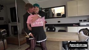 UK slut Roxxie Sweethart only wants the hardest and roughest fuckers like Pascal White