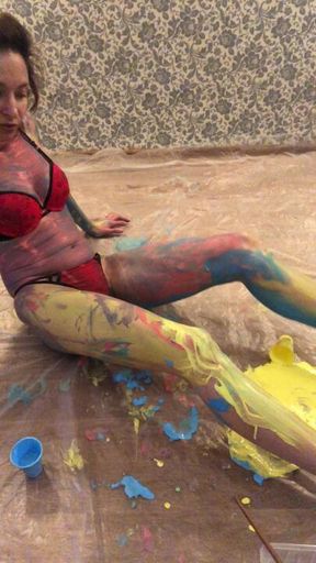 Teasing&denial.Paints. Foot Fetish.