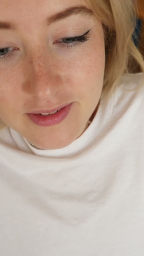 I gave a creampie to hot blonde teen Ann Joy - she's new to porn and this is one of her first ever sex tapes.   Clip 3