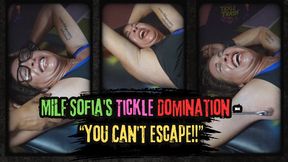 MILF Sofia's Tickle Domination - "You Can't Escape!!"