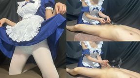 Exclusive Maids Lotion Gauze Handjob And Glans Torture