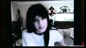 Excited couple explores new location with fake boobs and rope play