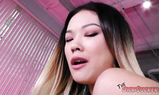 Lulu Chu Teases With Her Eager Mouth And Tiny Pussy For A Messy Facial