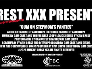 Smack StepMom Off Moist Dad Weenie & Cum on StepMom Pants