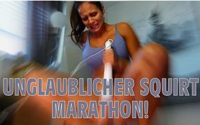 Incredible Squirt Marathon!