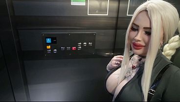 Public place POV bang with a blonde milf