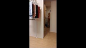 全裸で洗濯中????②