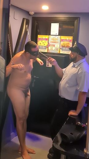 Cuffed and Tested - Bear Cop Gutpunch Session