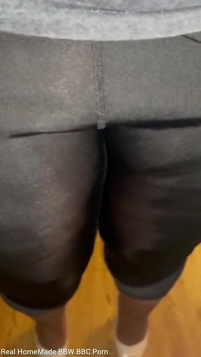 Walking Around Desperate for Pee Pissing on My Pants