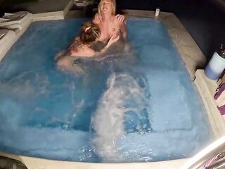 Hawt Tub Three-some With Delaih Grace & Kiki Daire WCA Productions
