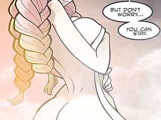 Caught by Mitsuri in the sauna… she pins Tanjiro down, straddles him, and sinks onto his cock—riding hard in the steamy heat till this chab fills her