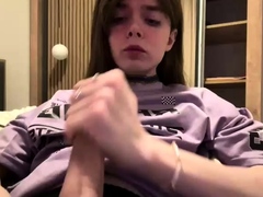Amateur Solo Shemale Masturbation