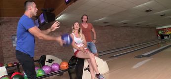 Attractive blonde Mira loves to be smashed by two