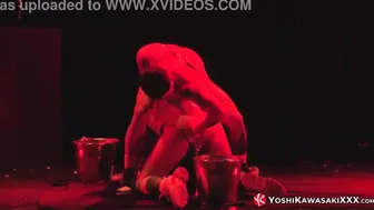 Asian Twink Takes Deep Fisting and Anal Play in Public