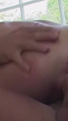 Inocent Looking Blonde Is Being Spanked and Fuker Hard by a Big Guy