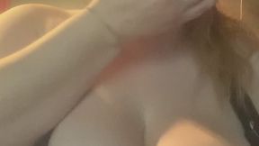 Cute BBW Finishing Partial Bottles